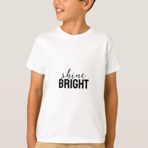 Camiseta Póster de tipografía motivacional en negrita – Tex