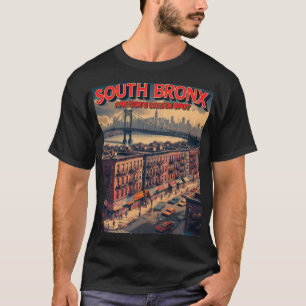 Camiseta Poster de Turismo del Sur del Bronx - Viajes de pa