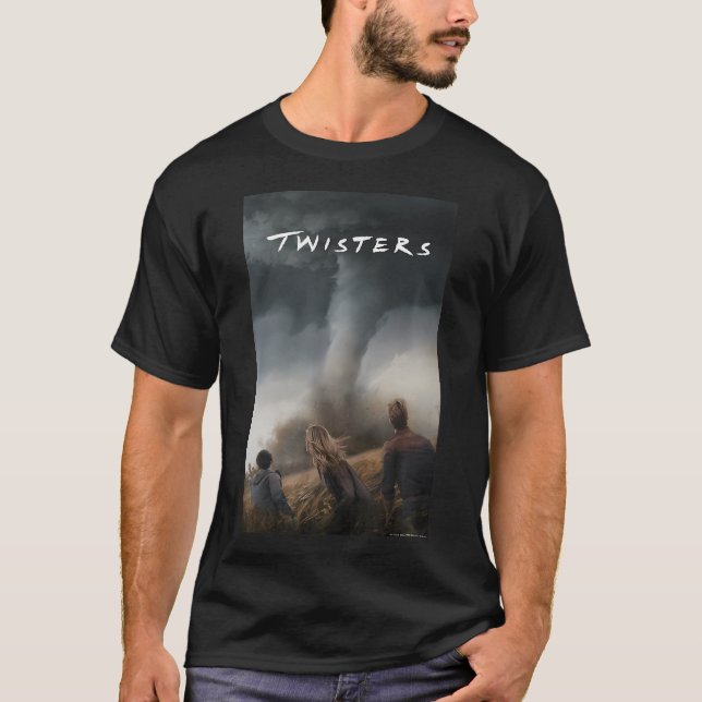 Camiseta Poster de Twisters (Anverso)