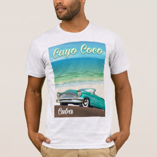 Camiseta Poster de vacaciones Cayo Coco cuban