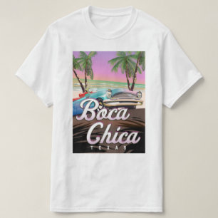 Camiseta Póster de vacaciones de Boca Chica Texas