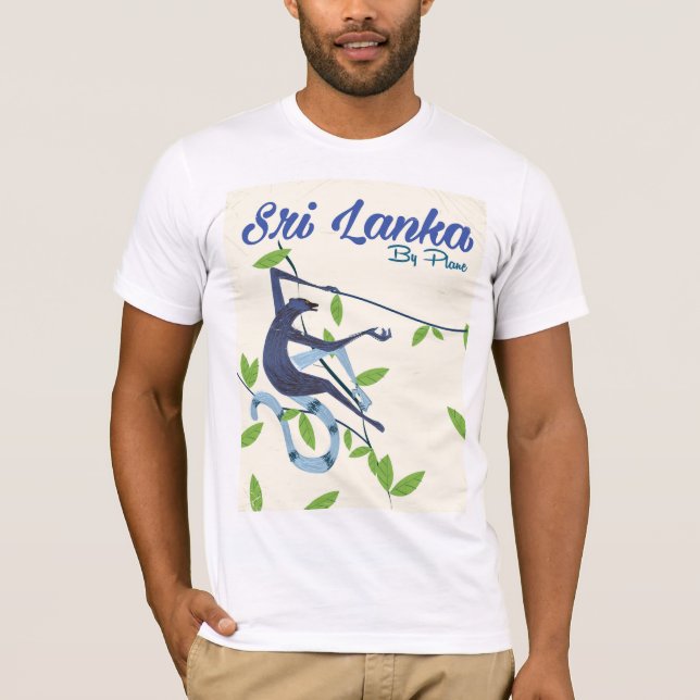 Camiseta Poster de vacaciones de cingaleses (Anverso)
