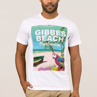 Camiseta Poster de vacaciones de Gibbes Beach Barbados
