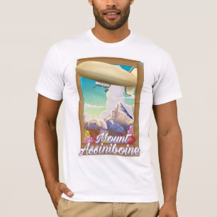 Camiseta Póster de vacaciones del dirigible del Monte Assin