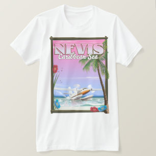 Camiseta Póster de vacaciones en Nevis.