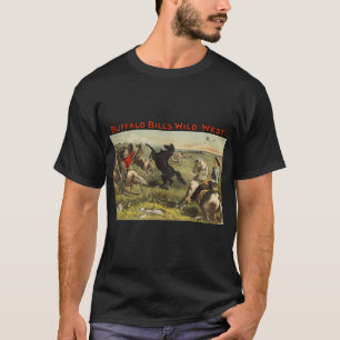 Camiseta Póster de vaquero del oeste salvaje de Buffalo Bil