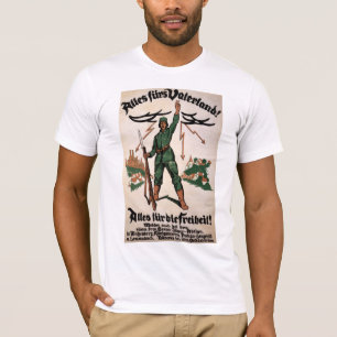 Camiseta Poster de Vaterland WWI de las pieles de Alles