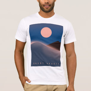 Camiseta Póster de viaje a Arabia Saudita.