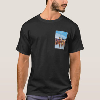 Camiseta Póster de viaje a Estocolmo Suecia