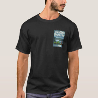 Camiseta Póster de viaje a Hakone Japón