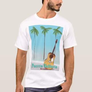 Camiseta Póster de viaje a Puerto Vallarta México