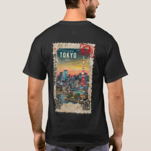 Camiseta Póster de viaje a Tokio Japón