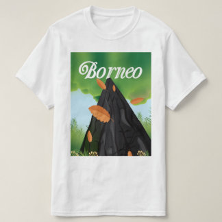 Camiseta Póster de viaje al bosque lluvioso de Borneo