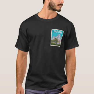 Camiseta Póster de viaje al Castillo Himeji Japón