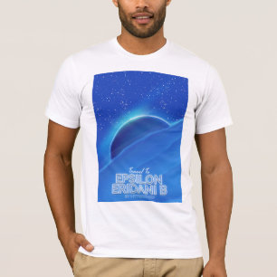Camiseta Póster de viaje de ciencia ficción Epsilon Eridani
