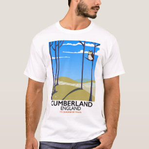 Camiseta Póster de viaje de estilo vintage de Cumberland, I