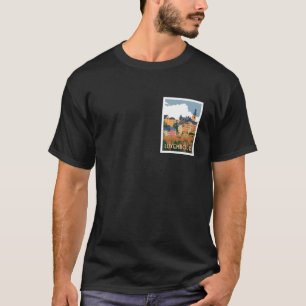 Camiseta Póster de viaje de la ciudad de Luxemburgo