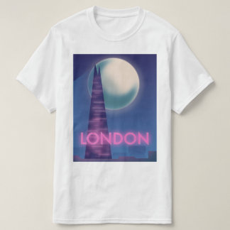 Camiseta Póster de viaje de Londres neón