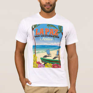 Camiseta Póster de viaje La Paz Baja California Sur México