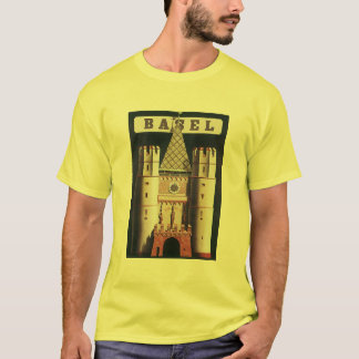 Camiseta Poster de viajes de Basilea Vintage