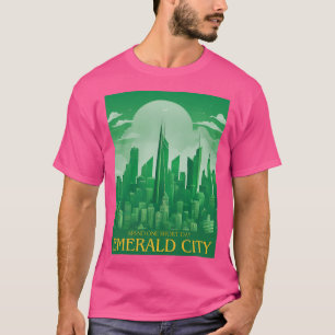 Camiseta Poster de Viajes de Emerald City Vintage