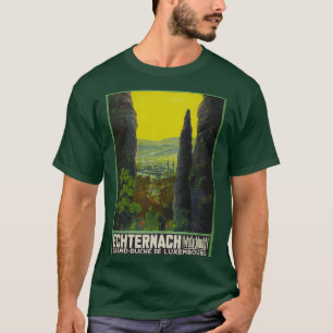 Camiseta Poster de viajes de época de Echternach