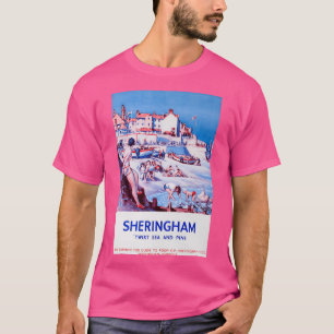 Camiseta Poster de viajes de la época de Sheringham