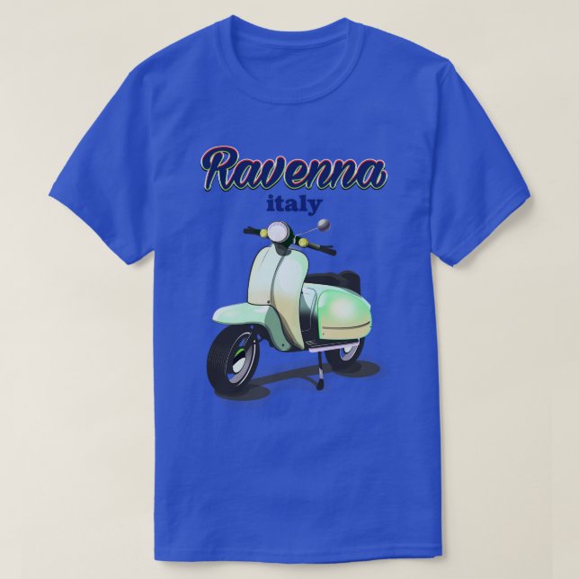Camiseta Poster de Viajes de Ravenna Italia (Diseño del anverso)