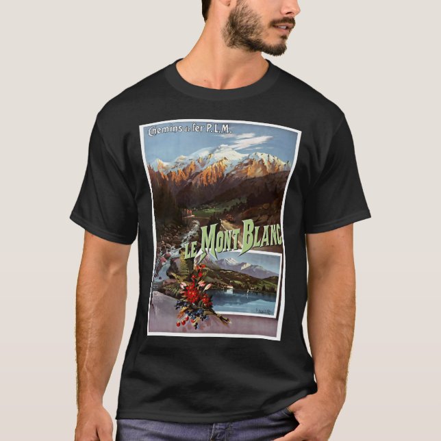 Camiseta Poster de Viajes de Vintage (Anverso)