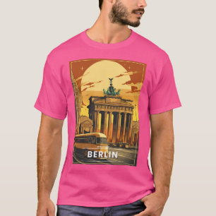 Camiseta Poster de Viajes de Vintage - Berlín Alemania