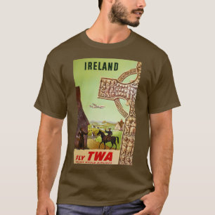 Camiseta Poster de viajes vintage de Irlanda