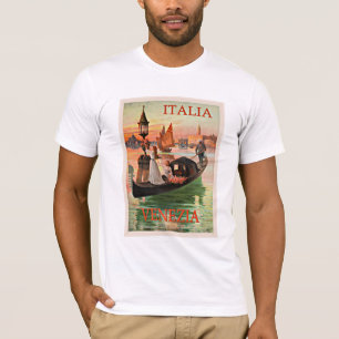 Camiseta Poster de viajes vintage de Venecia Italia