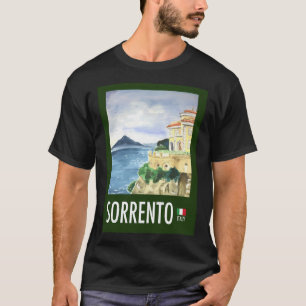 Camiseta Poster de Viajes Vintage Sorrento