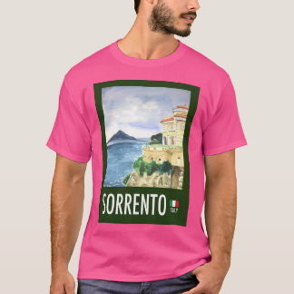 Camiseta Poster de Viajes Vintage Sorrento