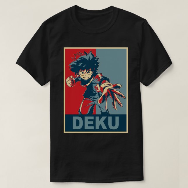 Camiseta Poster Deku Hope (Diseño del anverso)