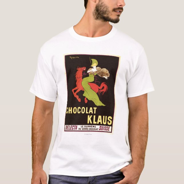 Camiseta Poster del anuncio de Chocolat Klaus (Anverso)
