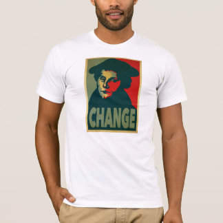 Camiseta Poster del "cambio" de Martin Luther