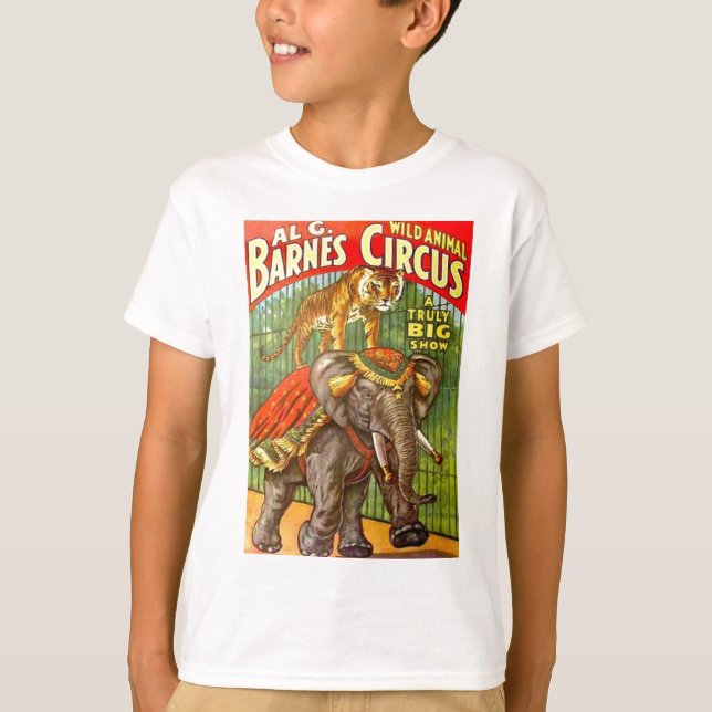 Camiseta Poster del circo (Anverso)