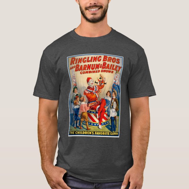Camiseta Póster del Circo Ringling Bros y Barnum & Bailey (Anverso)