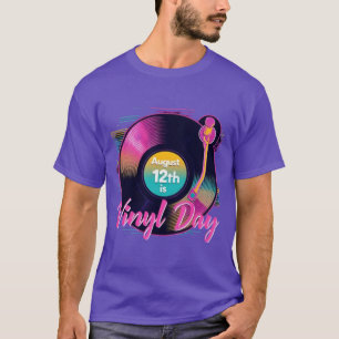Camiseta Poster del Día del Vinilo Retro - Arte convertible
