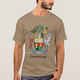 Camiseta Poster del escudo de armas de Queensland