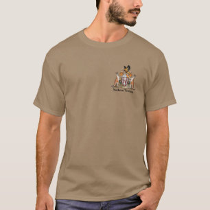 Camiseta Poster del Escudo de Armas del Territorio del Nort