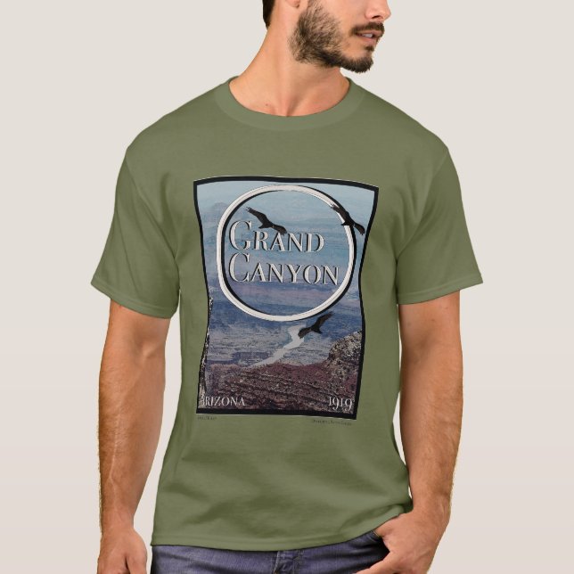 Camiseta Poster del Gran Cañón (Anverso)