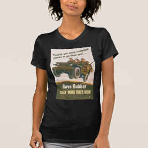 Camiseta Poster del jeep del vuelo