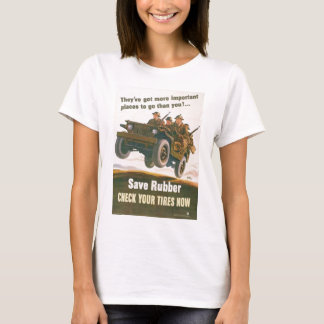 Camiseta Poster del jeep del vuelo