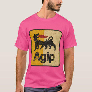 Camiseta Poster del logotipo de Agip Vintage
