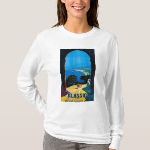 Camiseta Poster del oeste del viaje de Riviera del italiano