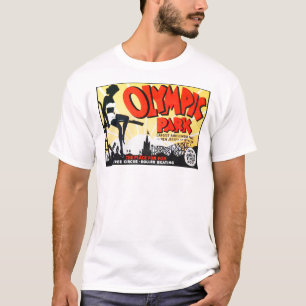 Camiseta Poster del "parque olímpico" del vintage -