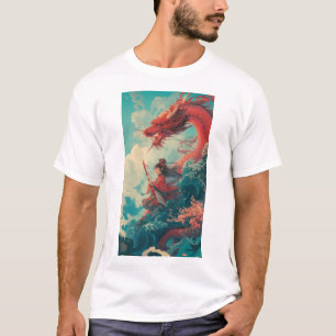 Camiseta Poster del piloto del Dragón de Fantasy