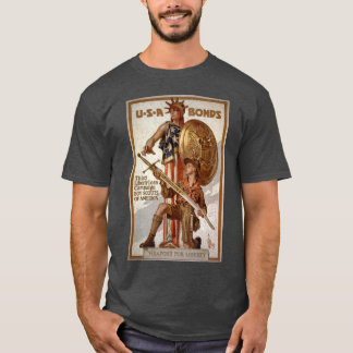 Camiseta Poster del préstamo de la libertad del boy scout